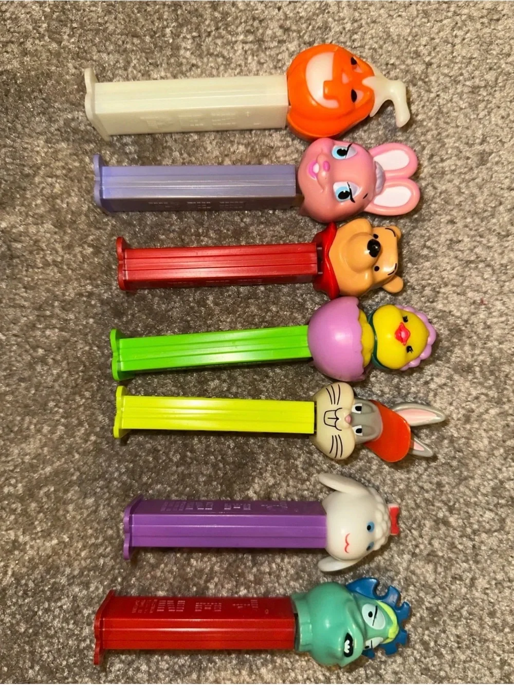 PEZ Kids Candy Dispenser Variety Pack - Assorted Colors vintage